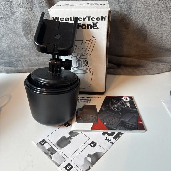 WeatherTech CupFone Universal Adjustable Cup Holder Car Mount for Cell Phones - Picture 5 of 5